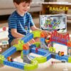 electric train set for kids with magnetic rail 86 pcs