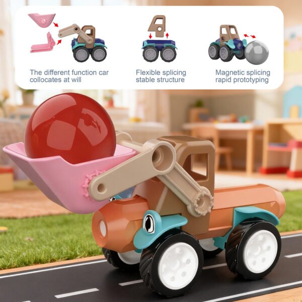 magnetic cars toy set