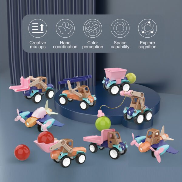 magnetic cars toy set
