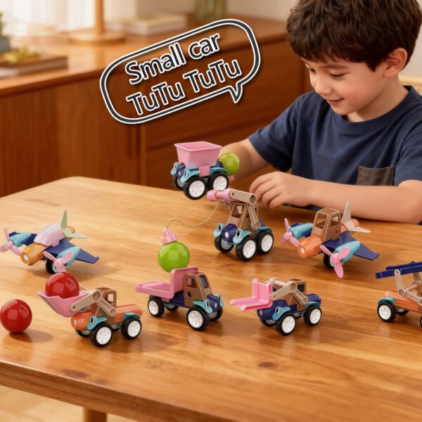 magnetic cars toy set