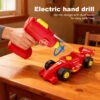 kids tool bench set red & yellow