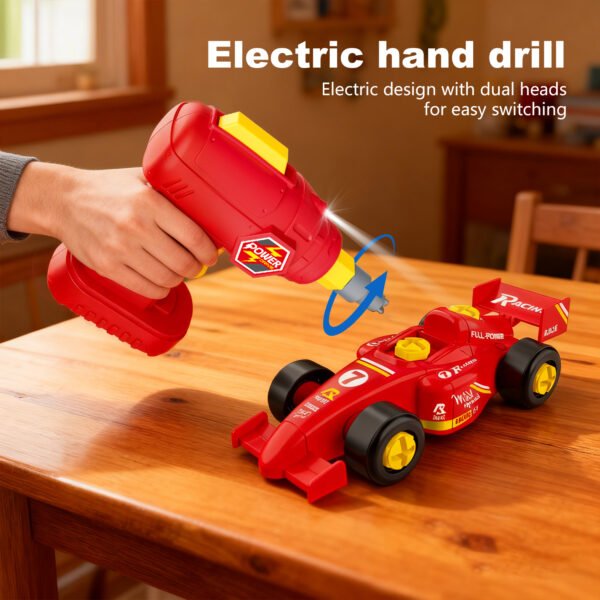 kids tool bench set red & yellow