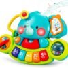 2 in 1 musical elephant keyboard