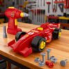 kids tool bench set red & yellow
