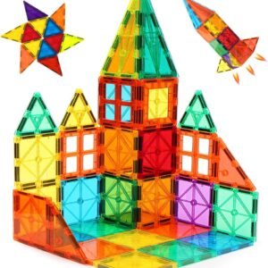 60 pieces deluxe magnetic tiles