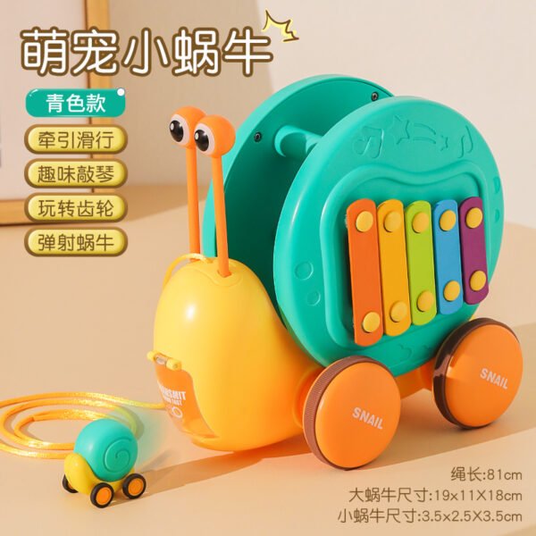 multi functional rope pulling snail