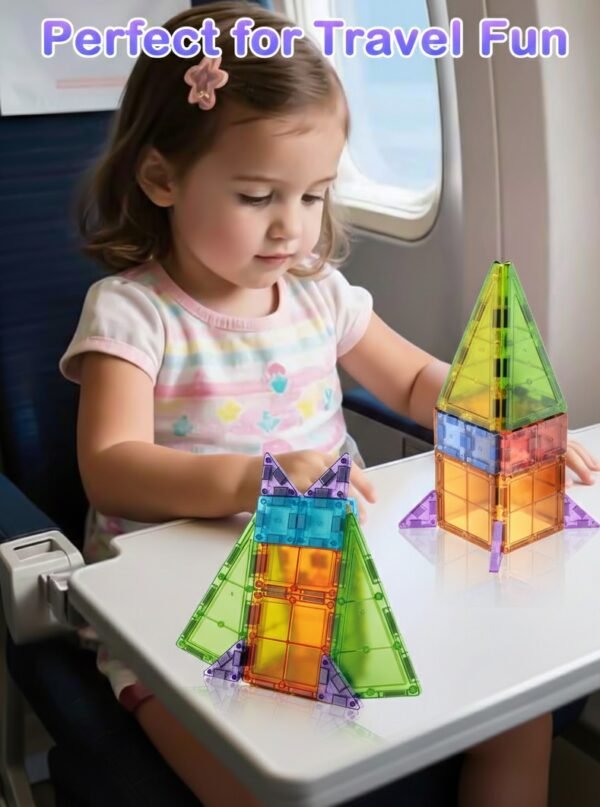 40 pieces mini magnetic tiles