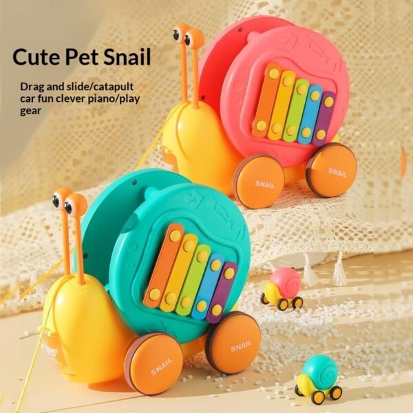 multi functional rope pulling snail